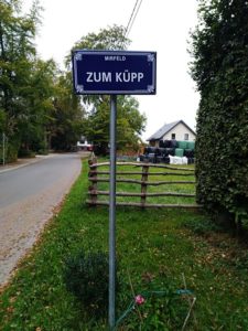 Flurname genutzt als Straßenname